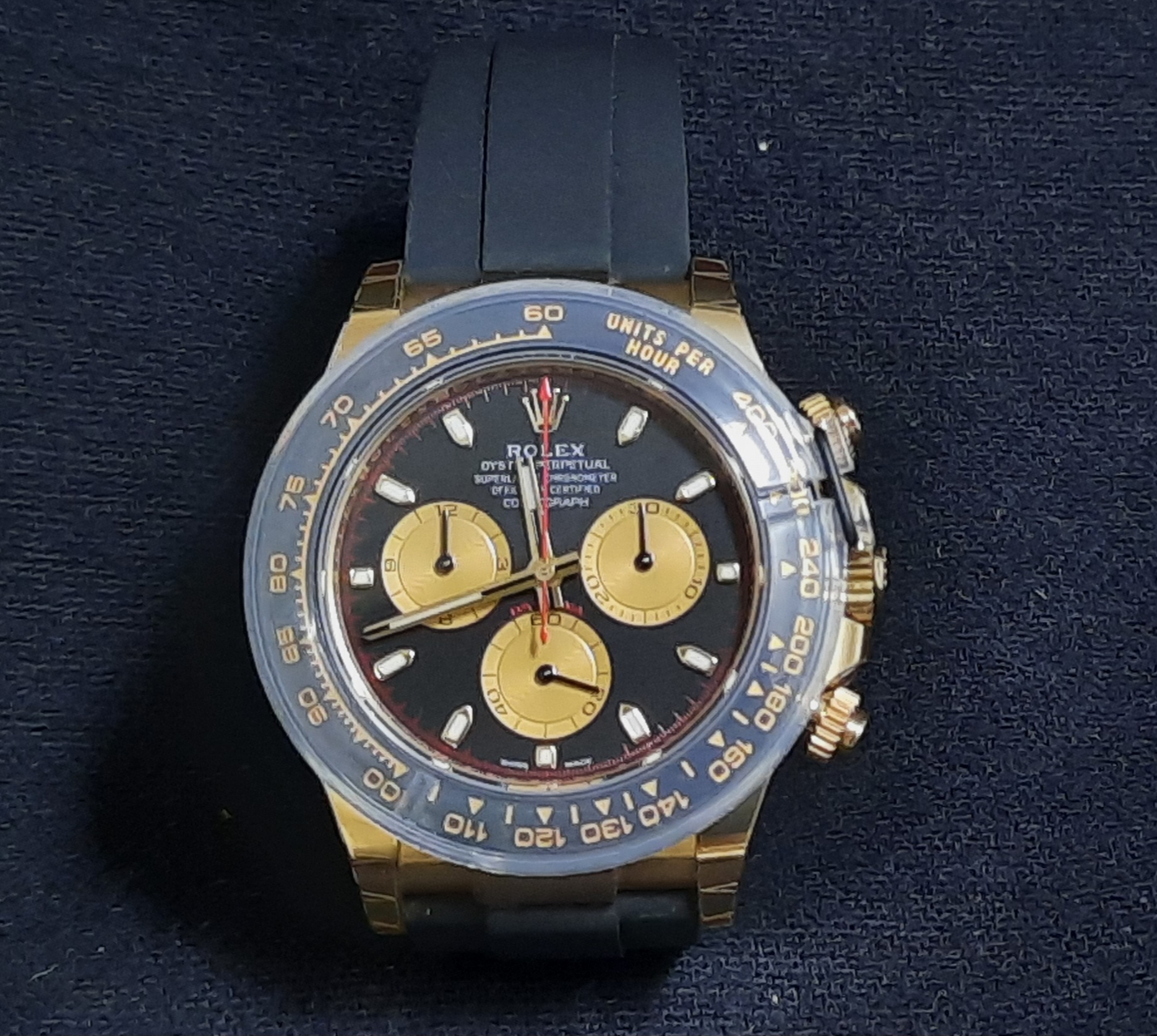 Relógio pulso ouro amarelo Rolex Daytona