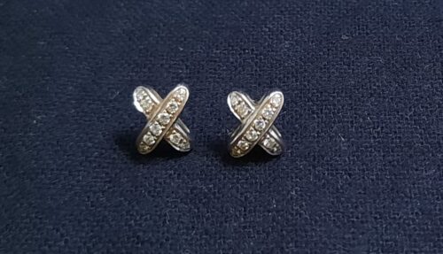 Brinco ouro amarelo diamante Chaumet