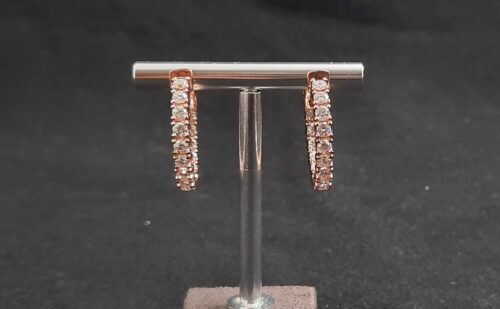 Brincos Ouro Amarelo Diamante