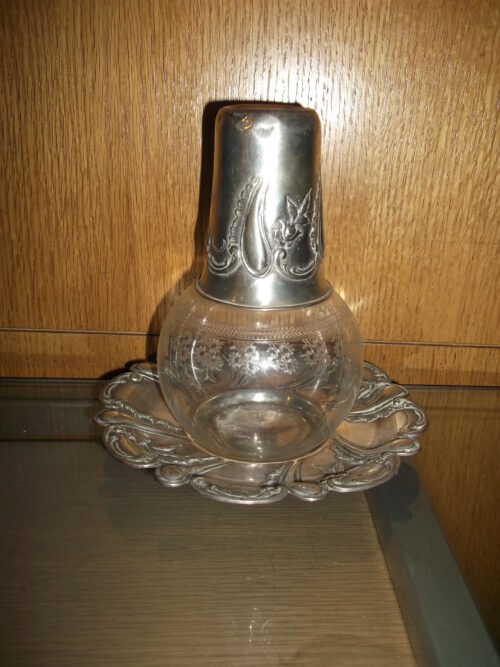 Garrafa Vidro Prata Javali Portugal