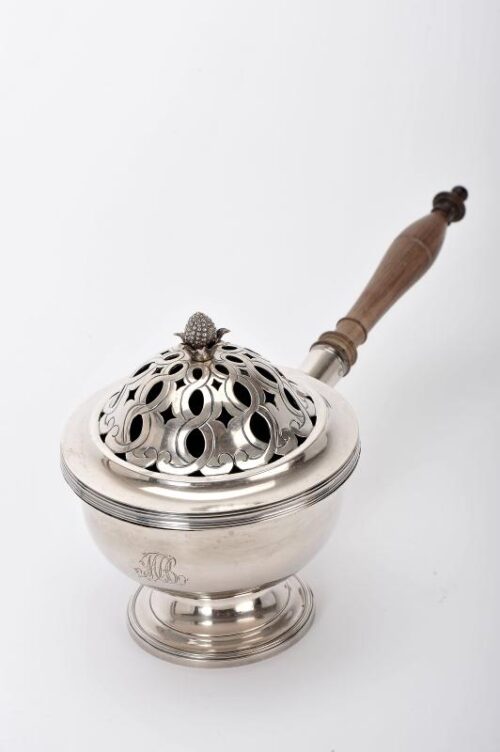 Perfumador Prata Lisboa Coroa Pau Santo Portugal