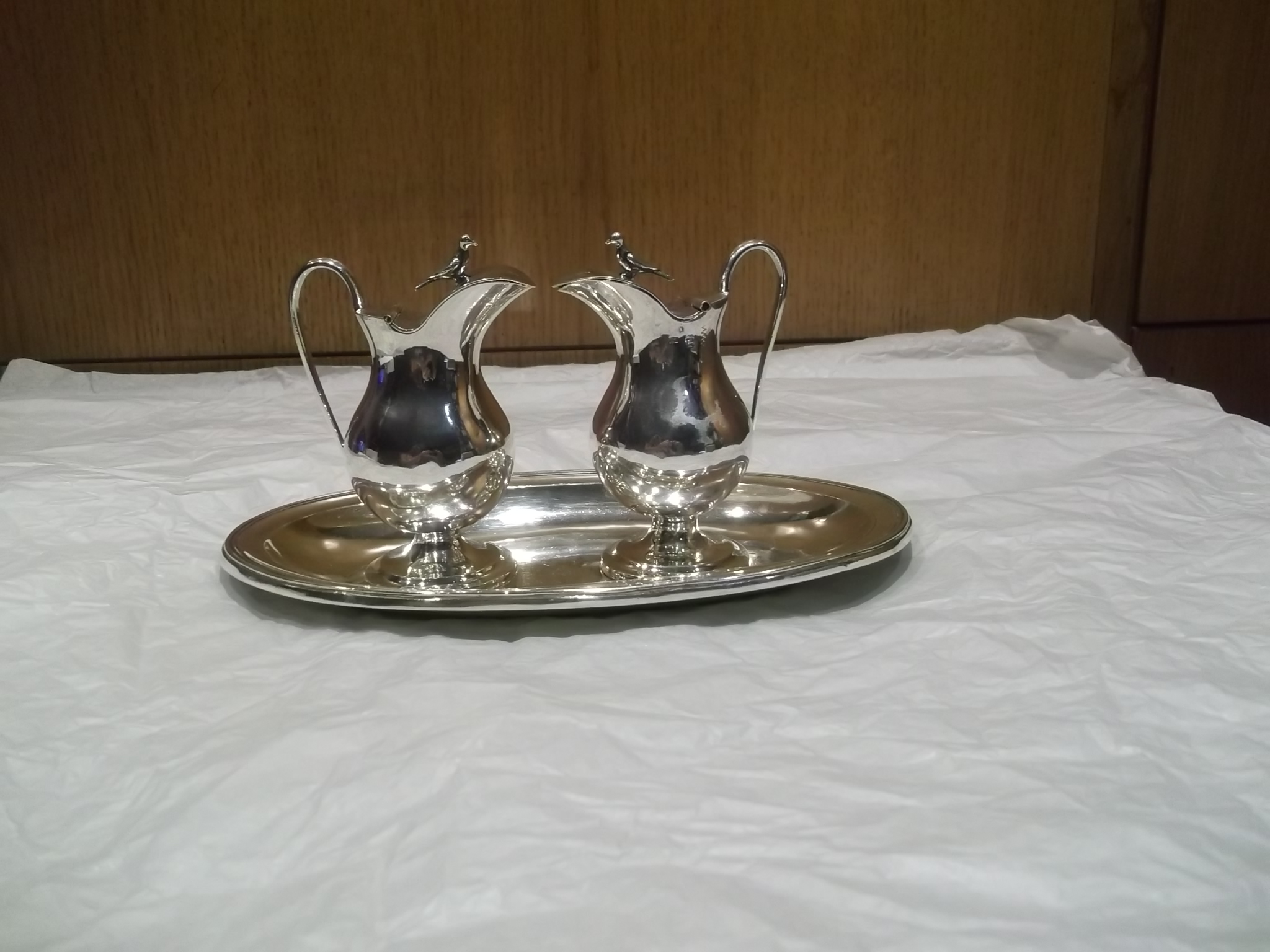 Galhetas Prata Porto Coroa Portugal