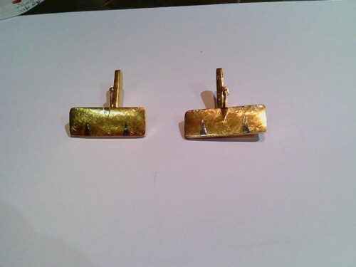 Par Botoes Punho Ouro Portugal