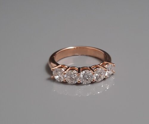 Anel ouro amarelo diamante